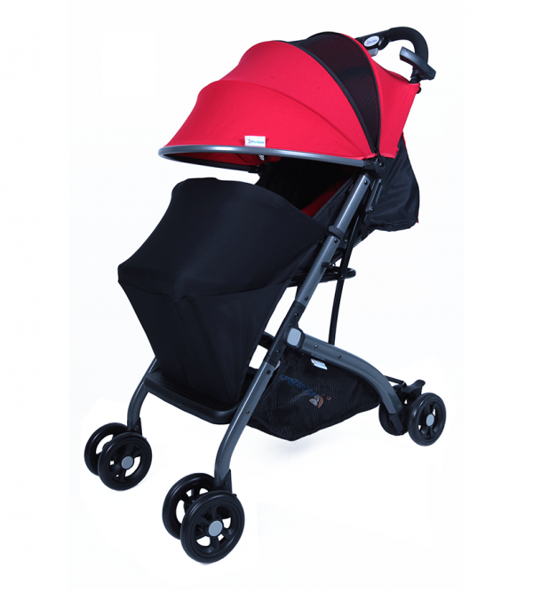 POUSSETTE VALISE ROUGE - MON BÉBÉ