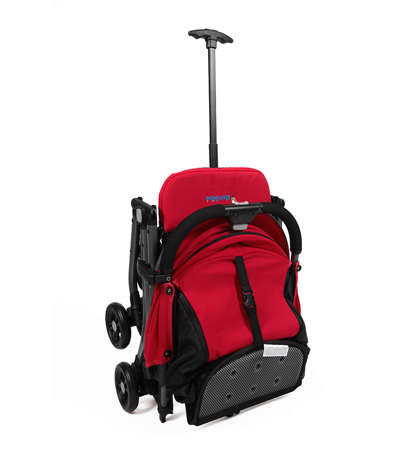 POUSSETTE VALISE ROUGE - MON BÉBÉ