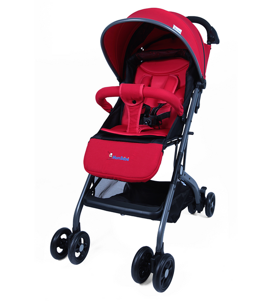 POUSSETTE VALISE ROUGE - MON BÉBÉ